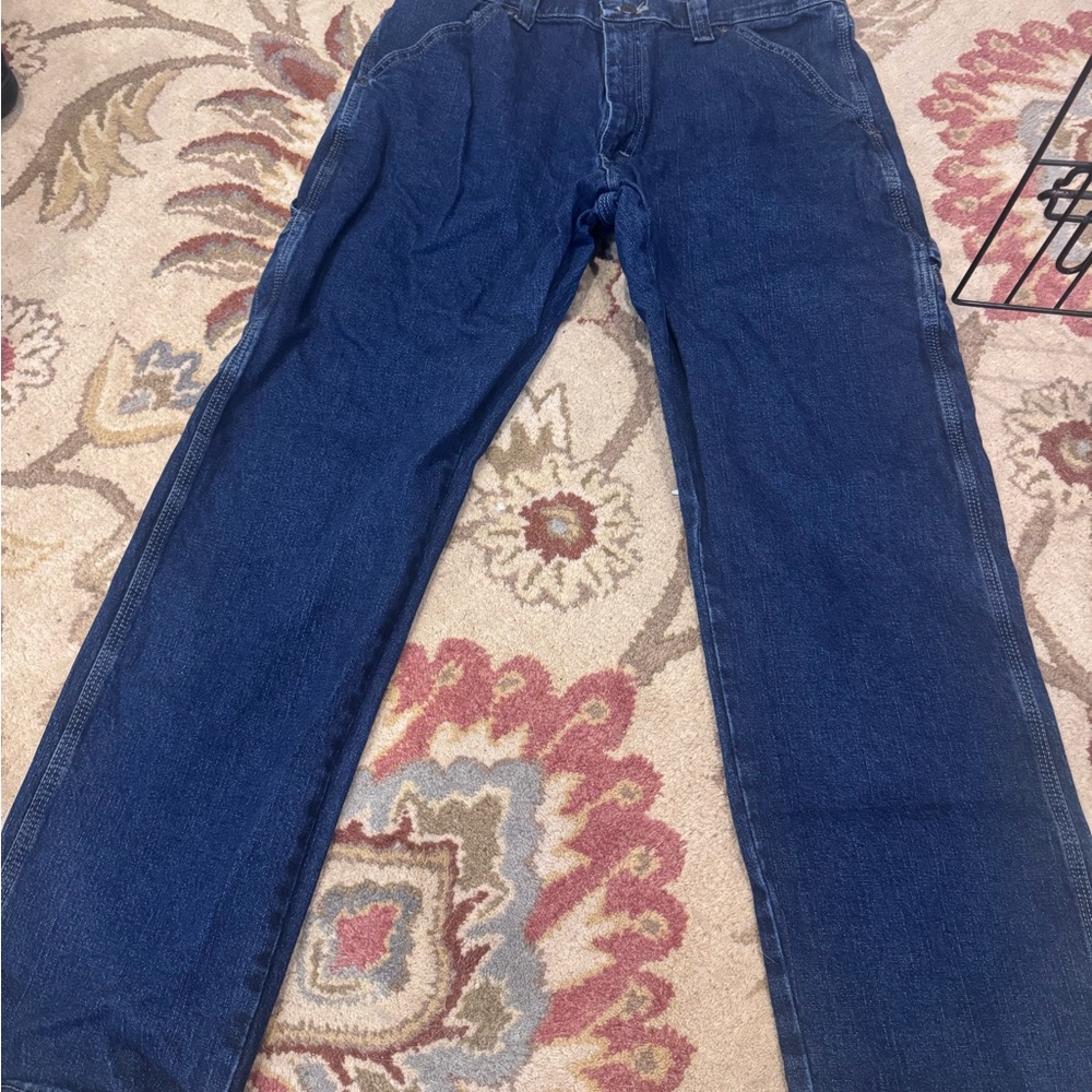 Wrangler Men's Relaxed Fit Blue Jeans
